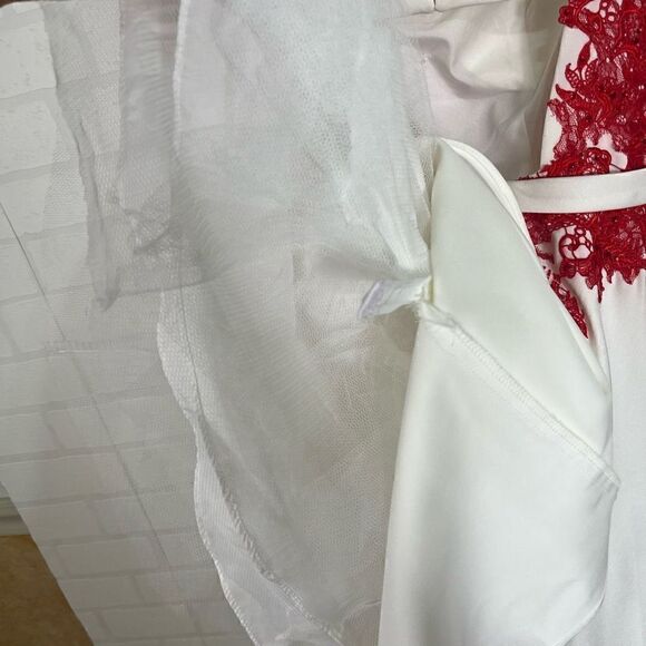 Alyce Paris Womens prom dress size 2 short Fit and Flare Mini Dress Red - Picture 11 of 16